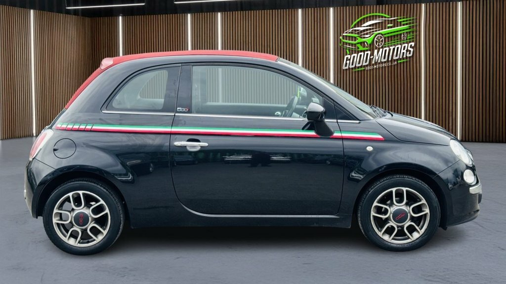 Fiat 500C Convertible Black #3