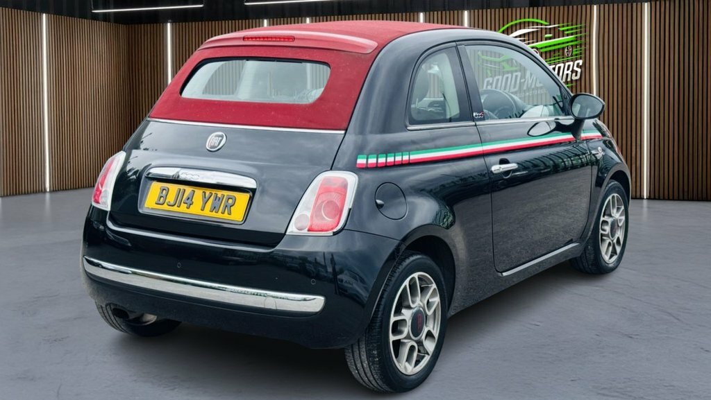 Fiat 500C Convertible Black #4