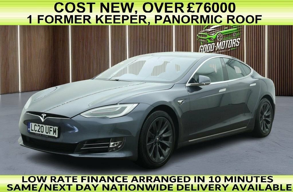 Tesla Model S Hatchback Grey