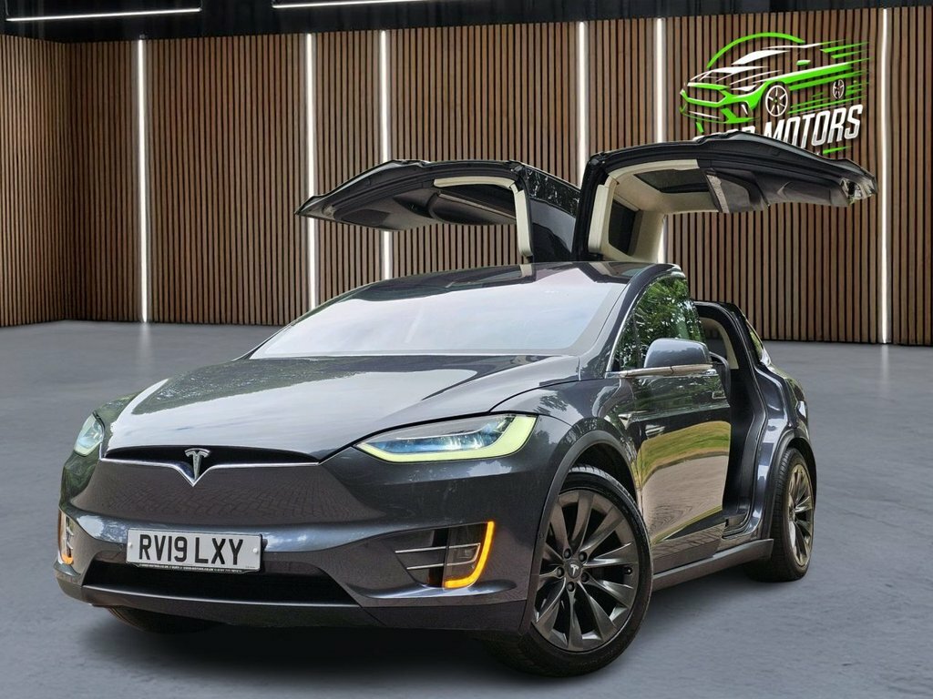 Tesla Model X Suv Grey #3