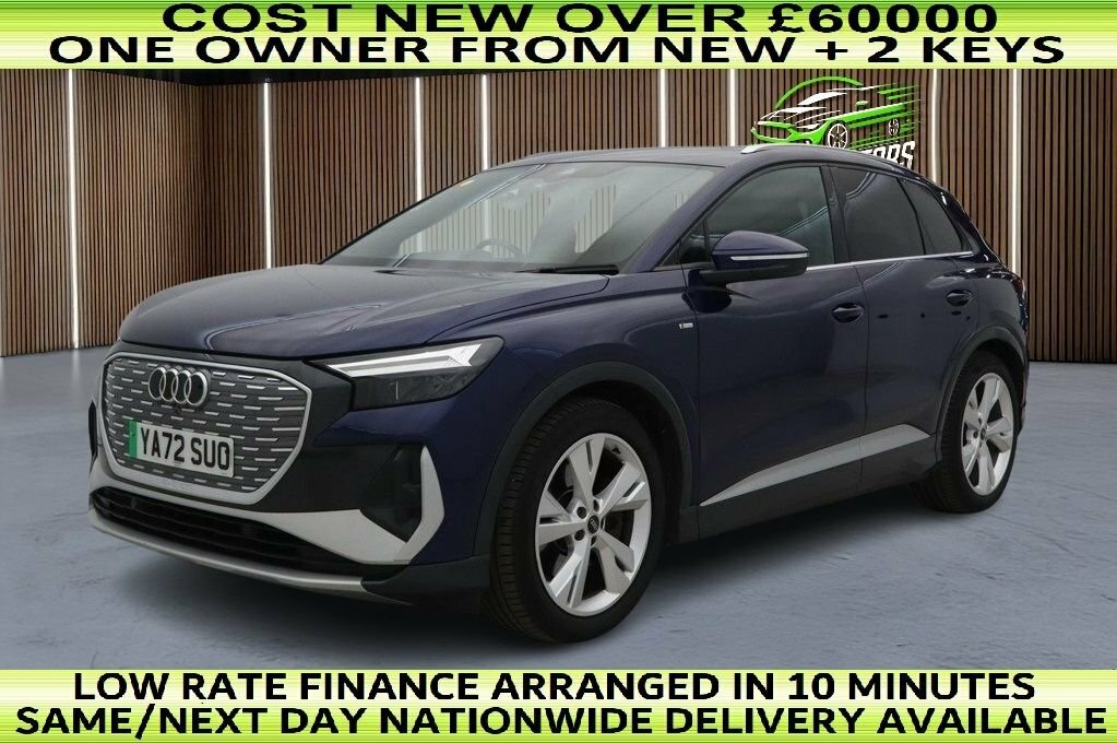 Audi Q4 E Tron Suv Blue