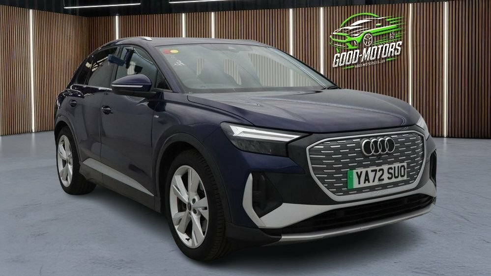 Audi Q4 E Tron Suv Blue #2