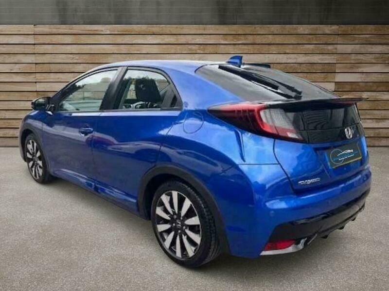Honda Civic 1.8 I-vtec Se Plus Blue #6