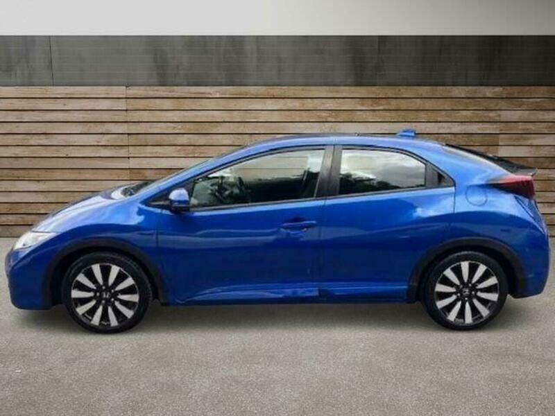 Honda Civic 1.8 I-vtec Se Plus Blue #4