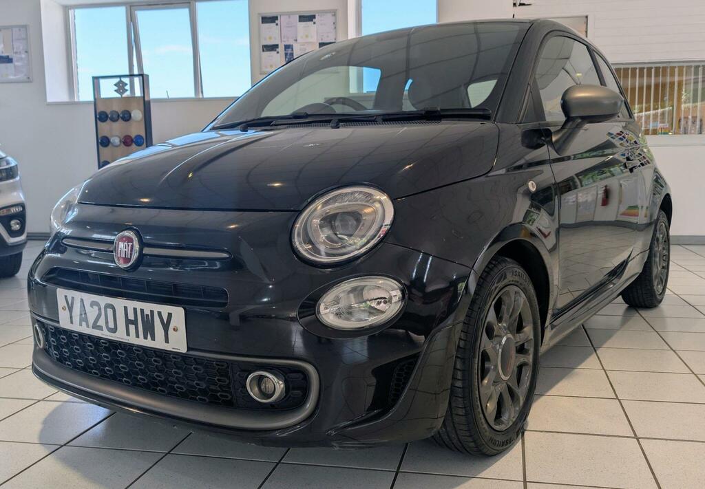 Fiat 500 1.0 Mhev Sport Euro 6 Ss YA20HWY Black #3