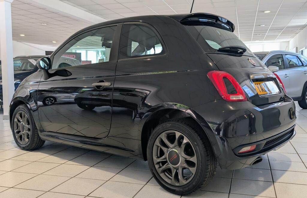 Fiat 500 1.0 Mhev Sport Euro 6 Ss YA20HWY Black #4