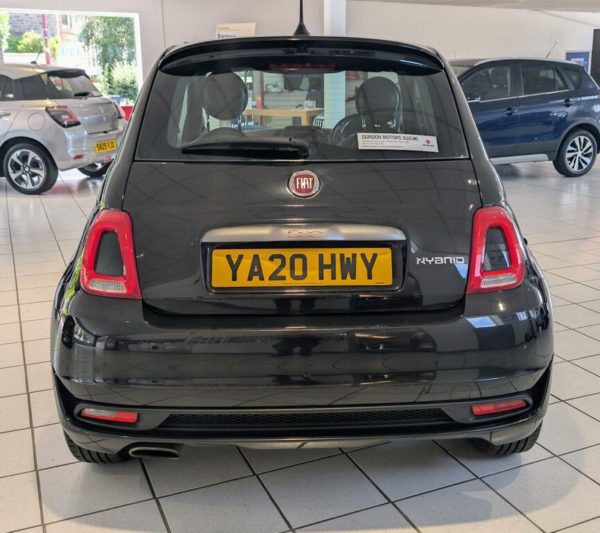 Fiat 500 1.0 Mhev Sport Euro 6 Ss YA20HWY Black #6