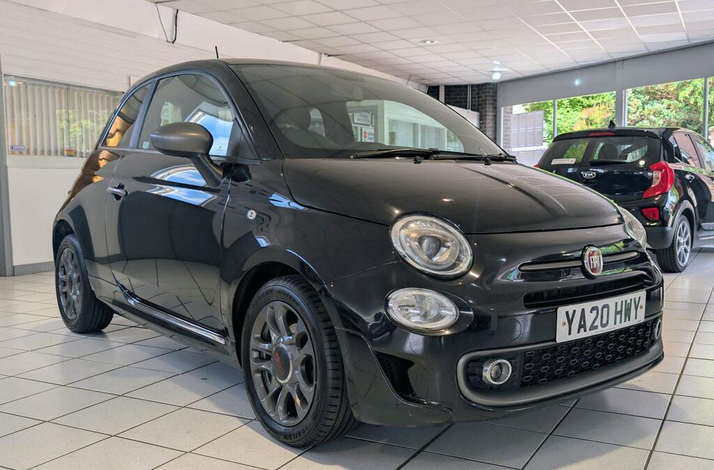 Fiat 500 1.0 Mhev Sport Euro 6 Ss YA20HWY Black