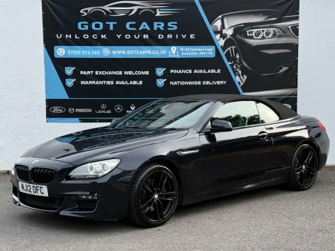 BMW 6 Series Gran Coupe 640D M Sport U733 Black #44