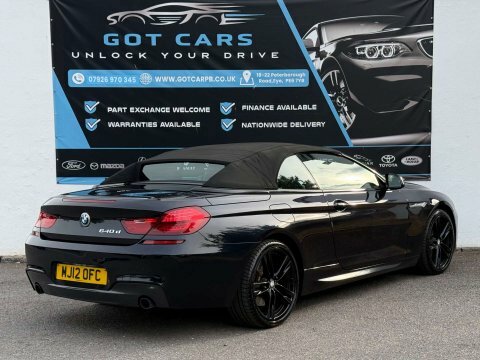 BMW 6 Series Gran Coupe 640D M Sport U733 Black #45