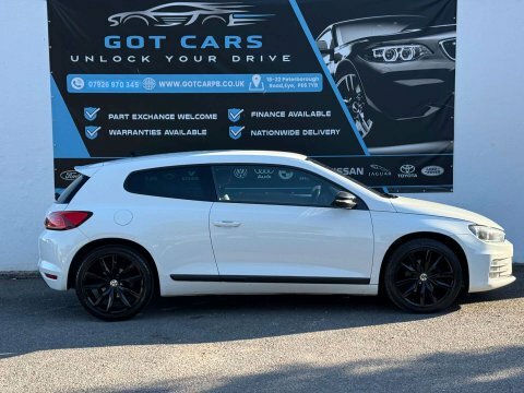 Volkswagen Scirocco 2.0 Tdi Bluemotion White #3