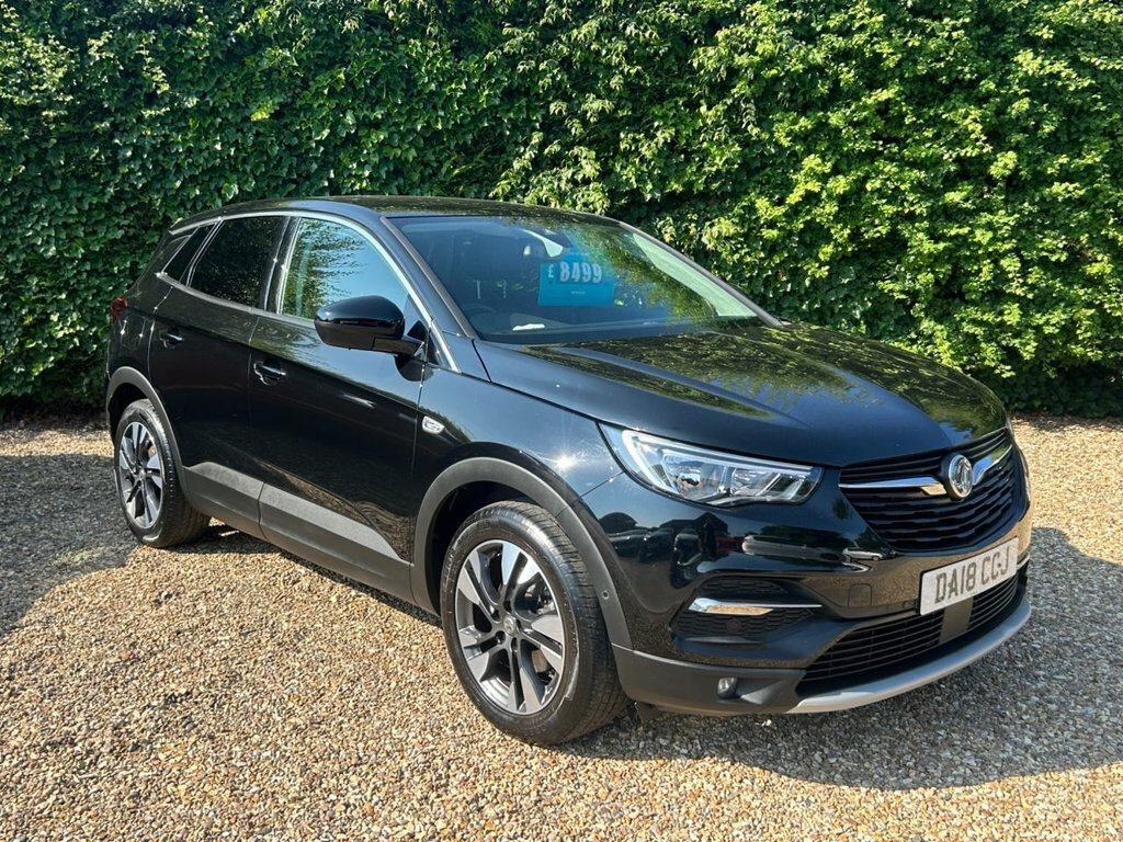 Vauxhall Grandland X 1.2 Turbo Sport Nav Suv Euro 6 Black