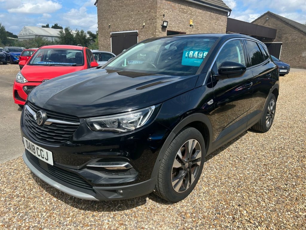 Vauxhall Grandland X 1.2 Turbo Sport Nav Suv Euro 6 Black #3