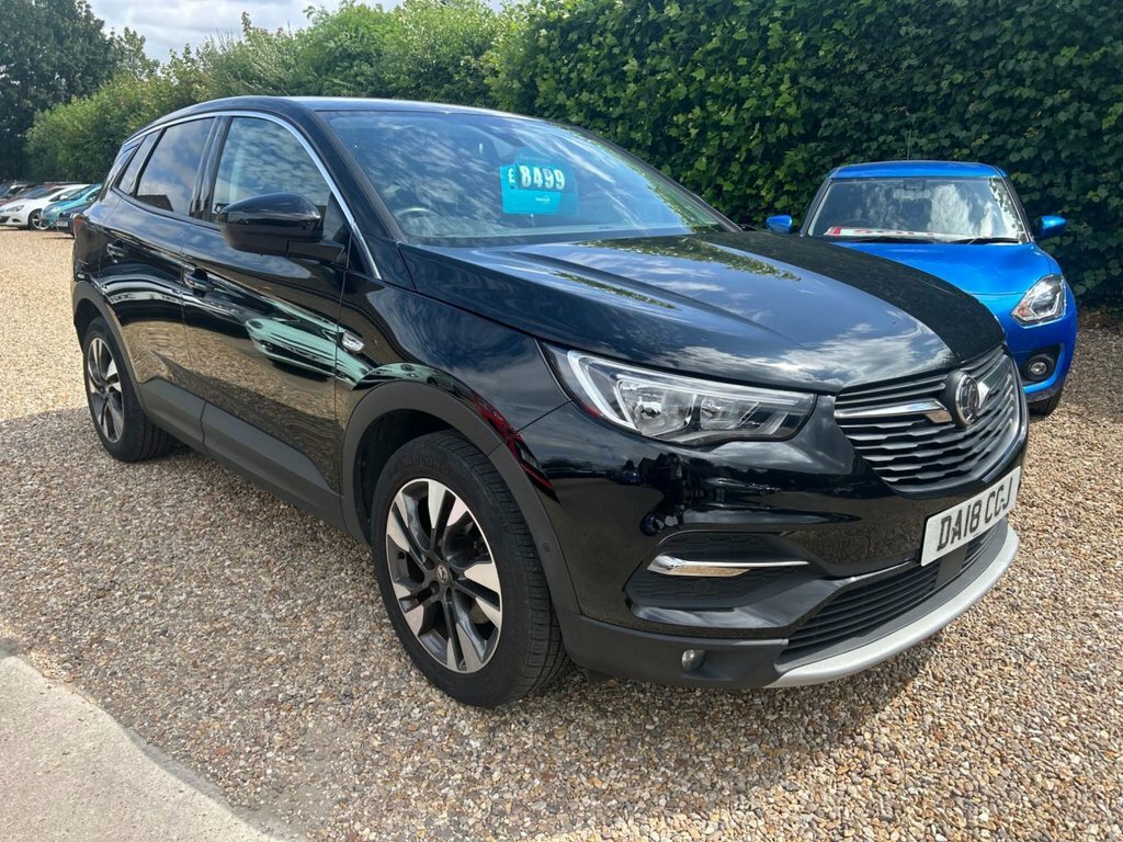 Vauxhall Grandland X 1.2 Turbo Sport Nav Suv Euro 6 Black