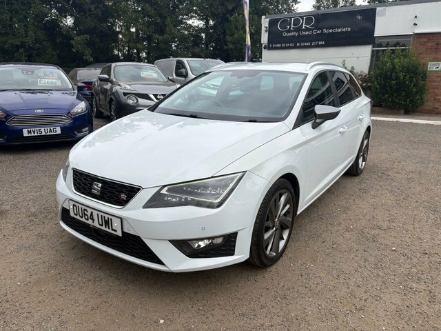 Seat Leon 2.0 Tdi Cr Fr Sport Tourer Dsg Euro 5 White #2