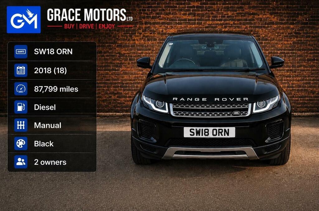 Land Rover Range Rover Evoque Suv 2.0 Ed4 Se Fwd Euro 6 Ss 201818 Black