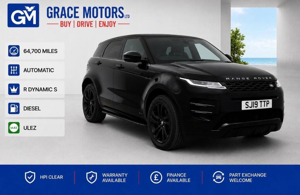 Land Rover Range Rover Evoque 2.0 D150 R-dynamic S 4Wd Euro 6 Ss Black