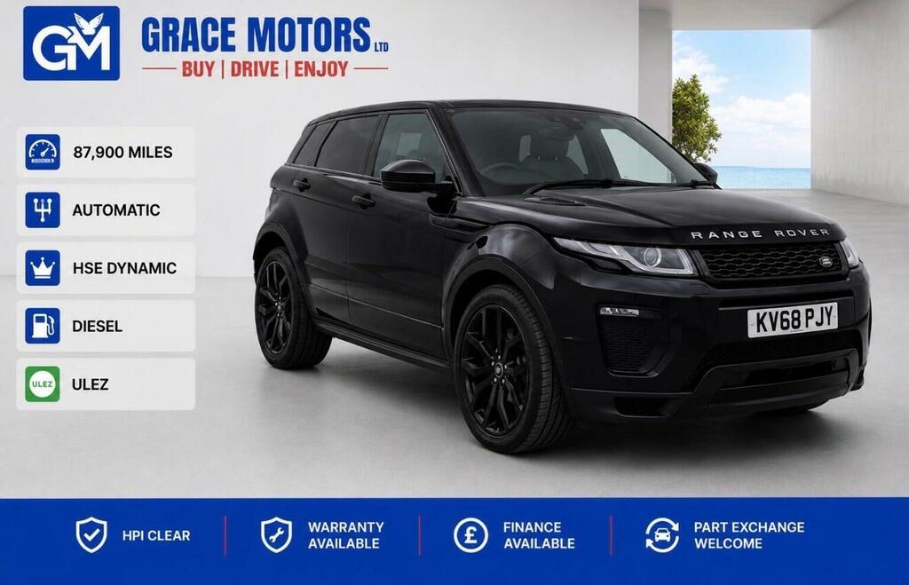 Land Rover Range Rover Evoque 2.0 Td4 Hse Dynamic 4Wd Euro 6 Ss Black