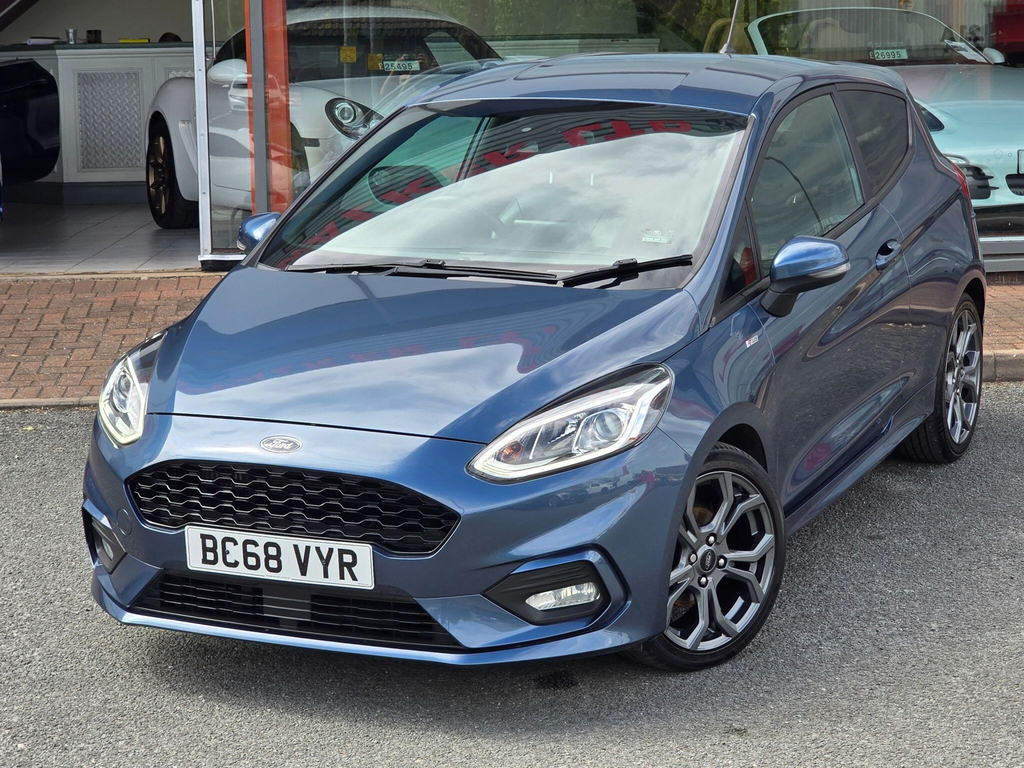 Ford Fiesta 1.0T Ecoboost St-line X Euro 6 Ss Blue #4