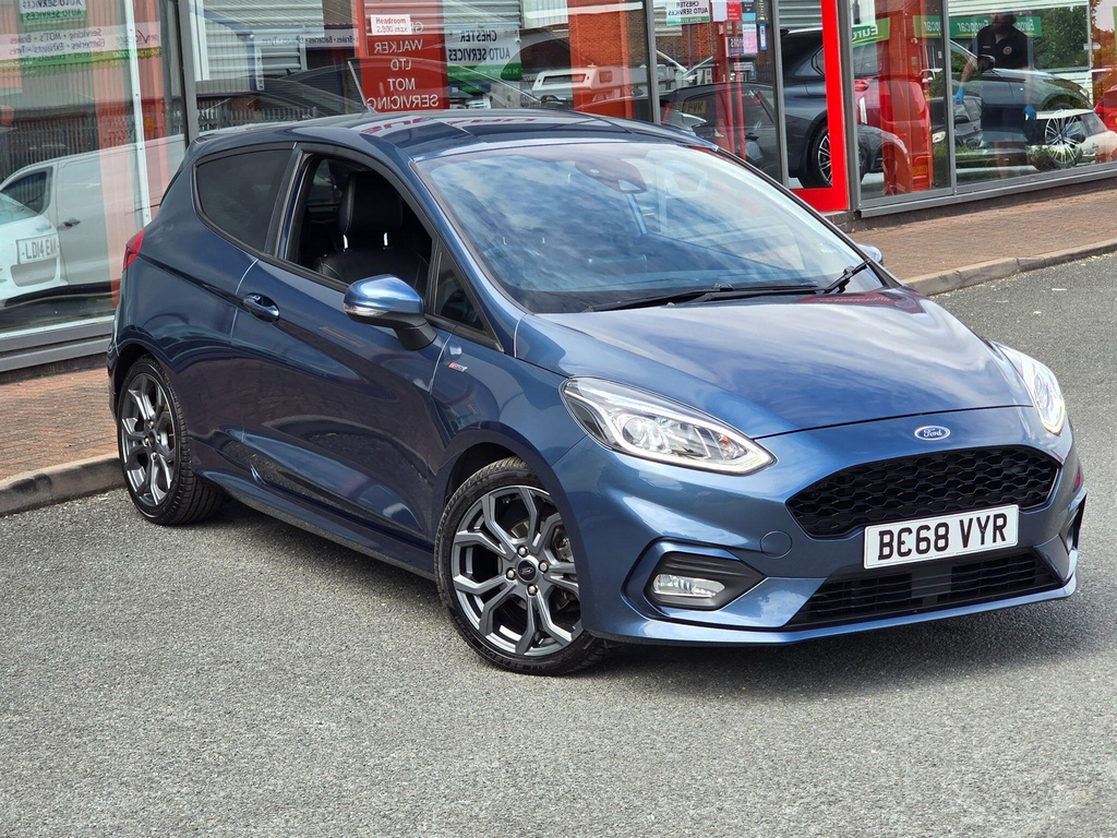 Ford Fiesta 1.0T Ecoboost St-line X Euro 6 Ss Blue #2