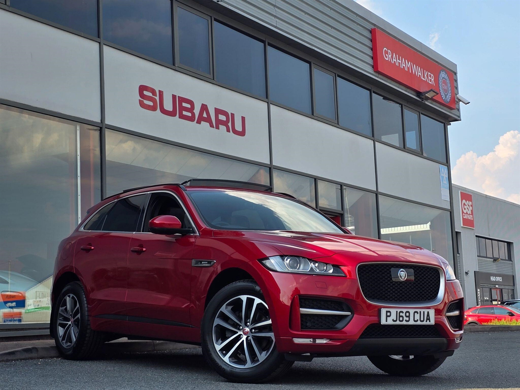 Jaguar F-Pace 2.0 D240 R-sport Awd Euro 6 Ss Red #2