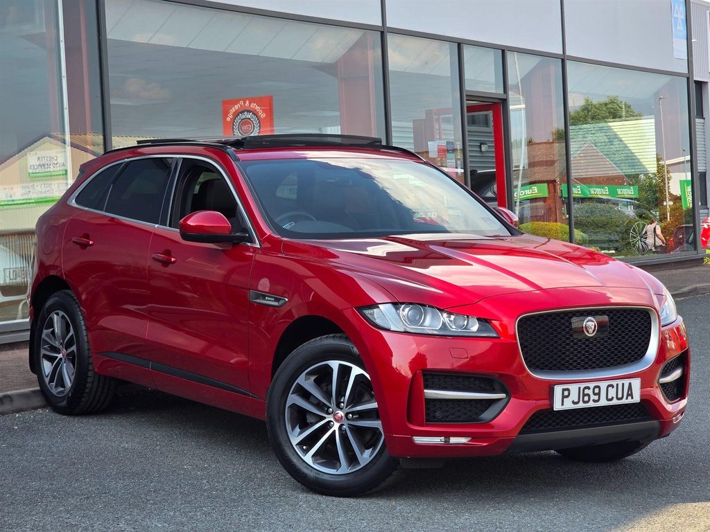 Jaguar F-Pace 2.0 D240 R-sport Awd Euro 6 Ss Red #4