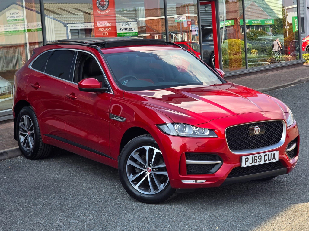 Jaguar F-Pace 2.0 D240 R-sport Awd Euro 6 Ss Red #3