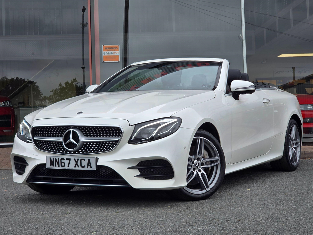 Mercedes-Benz E Class 3.0 V6 Amg Line Premium Plus Cabriolet G-tronic White