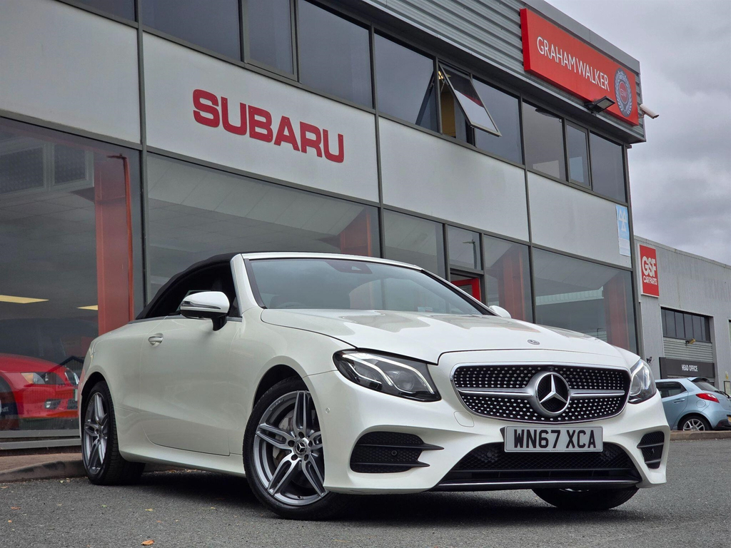 Mercedes-Benz E Class 3.0 V6 Amg Line Premium Plus Cabriolet G-tronic White #2