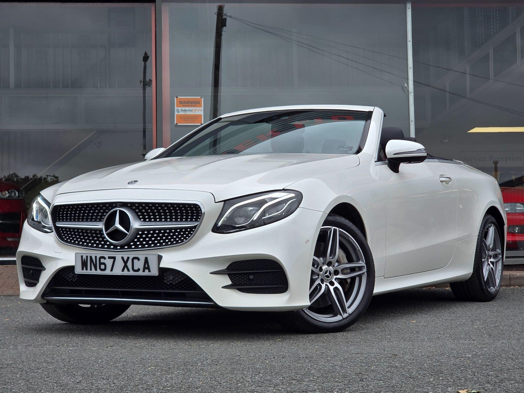 Mercedes-Benz E Class 3.0 V6 Amg Line Premium Plus Cabriolet G-tronic White #5