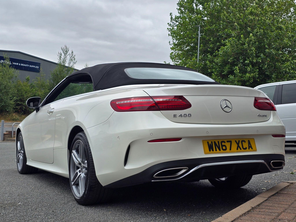 Mercedes-Benz E Class 3.0 V6 Amg Line Premium Plus Cabriolet G-tronic White #3