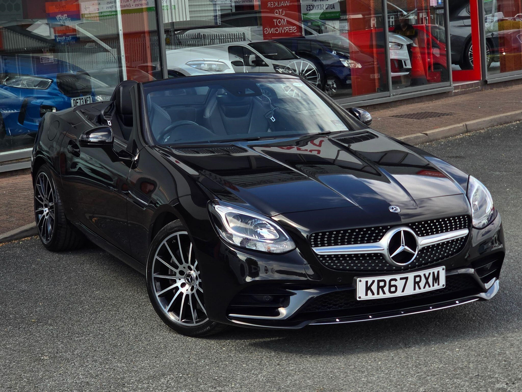 Mercedes-Benz SLC 1.6 Amg Line Euro 6 Ss Black #4