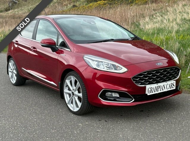 Ford Fiesta 1.0T Ecoboost Gpf Vignale Hatchback Aut Red