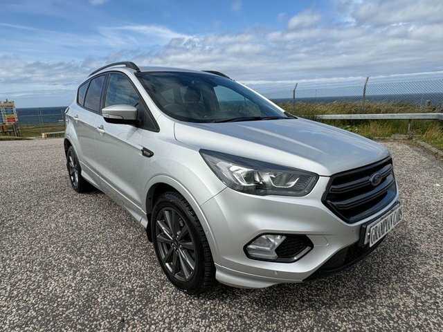Ford Kuga 2.0 Tdci St-line Suv Powershift Euro 6 NK69FSX Silver #2
