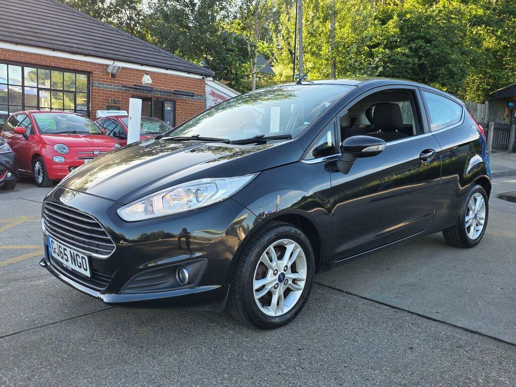Ford Fiesta Hatchback 1.25 Zetec Euro 6 201565 Black #2