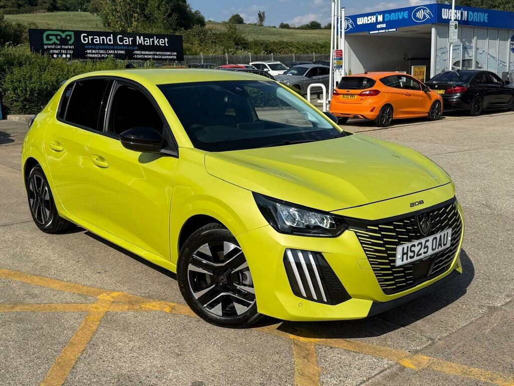 Peugeot 208 Hatchback 1.2 Puretech Allure Euro 6 Ss 20 Yellow