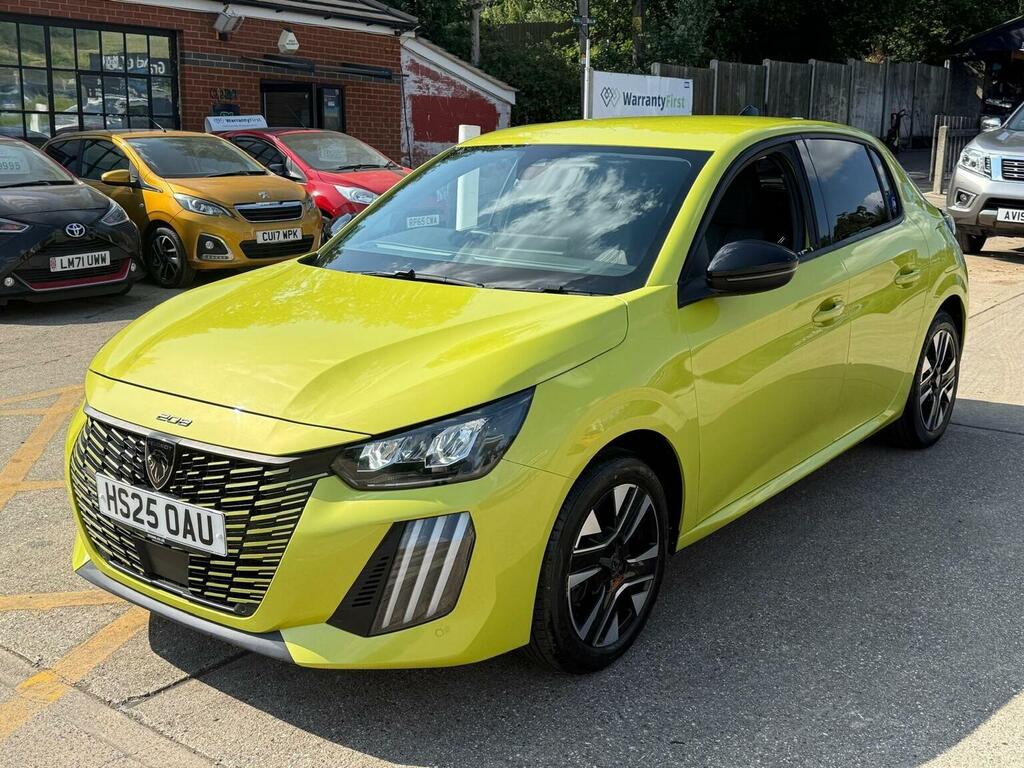 Peugeot 208 Hatchback 1.2 Puretech Allure Euro 6 Ss 20 HS25OAU Yellow #2