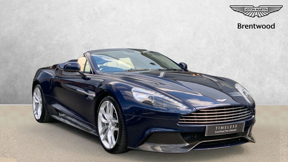Aston Martin Vanquish Volante Blue