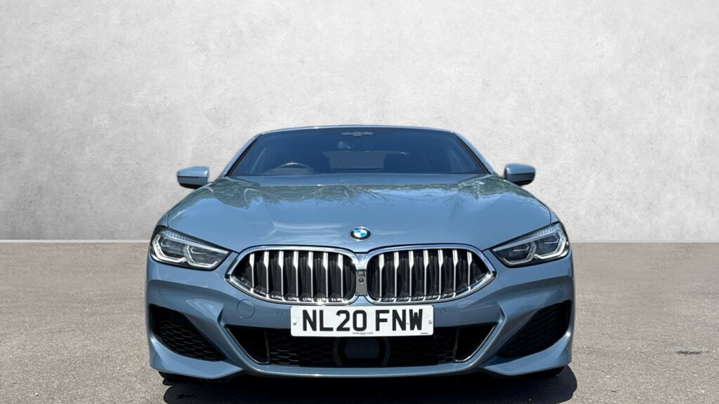 BMW 8 Series Convertible Blue #2