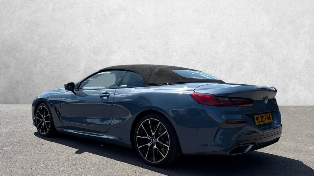 BMW 8 Series Convertible Blue #5