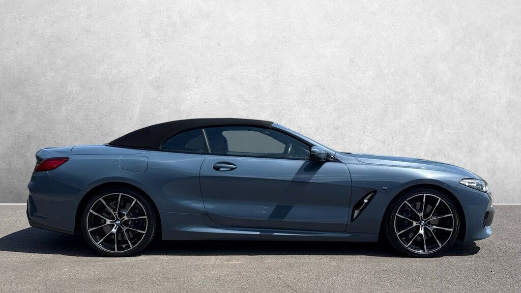 BMW 8 Series Convertible Blue #3