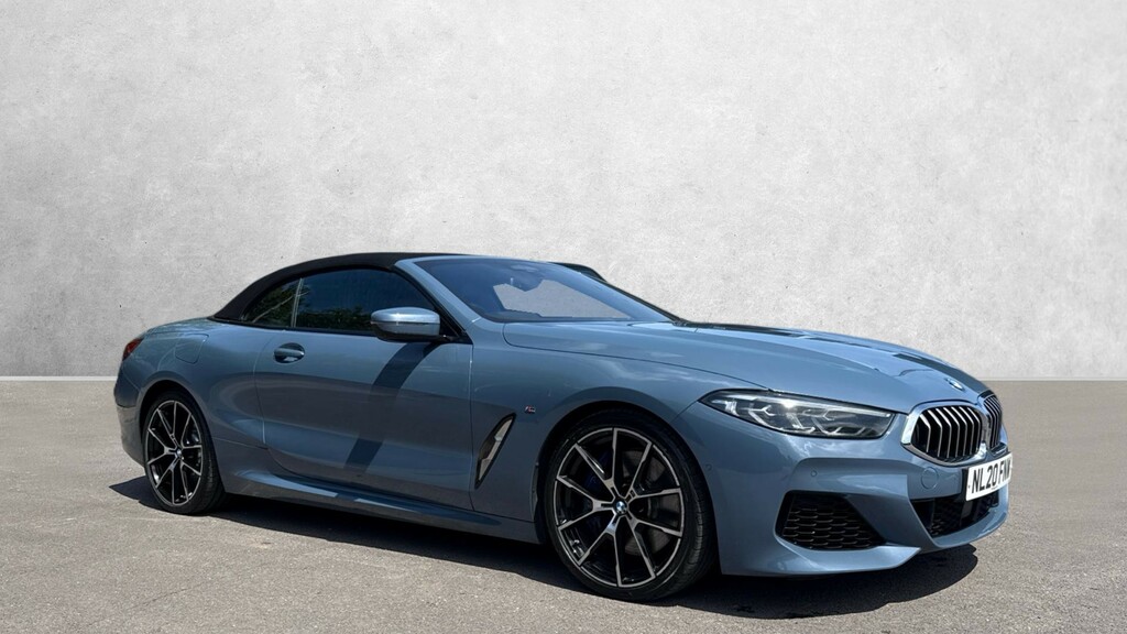BMW 8 Series Convertible Blue