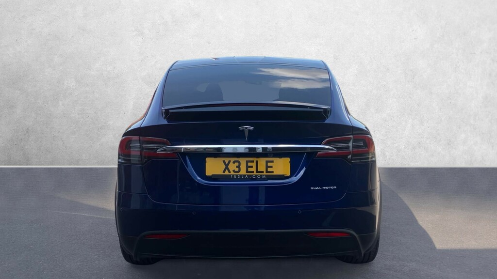 Tesla Model X Long Range Awd Blue #4