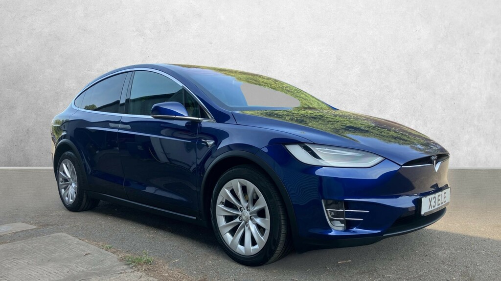 Tesla Model X Long Range Awd Blue