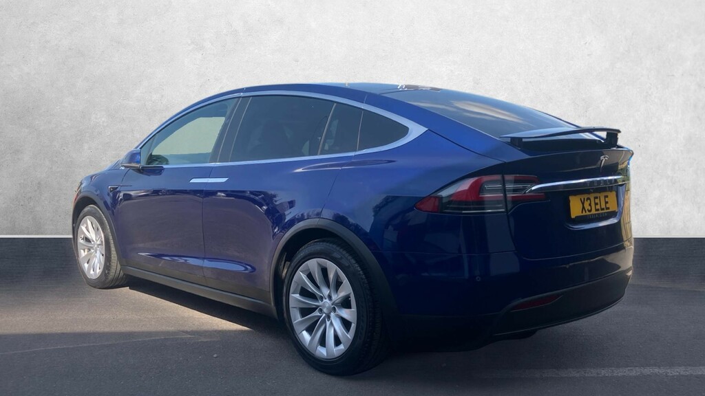 Tesla Model X Long Range Awd Blue #5