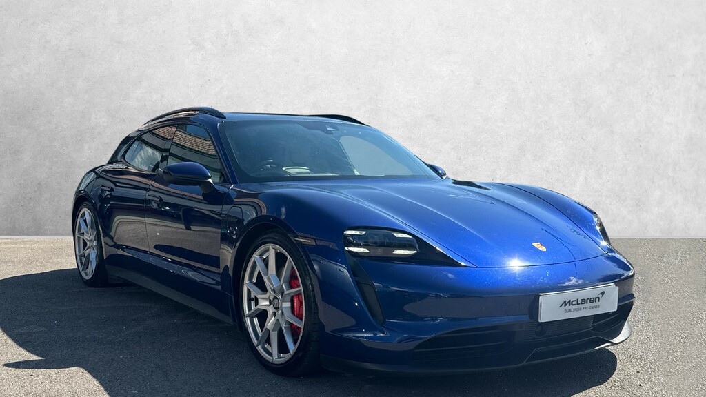Porsche Taycan Estate Blue