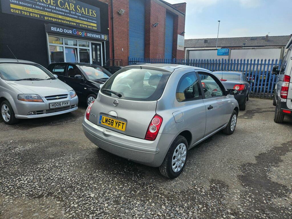 Nissan Micra Visia Silver #3