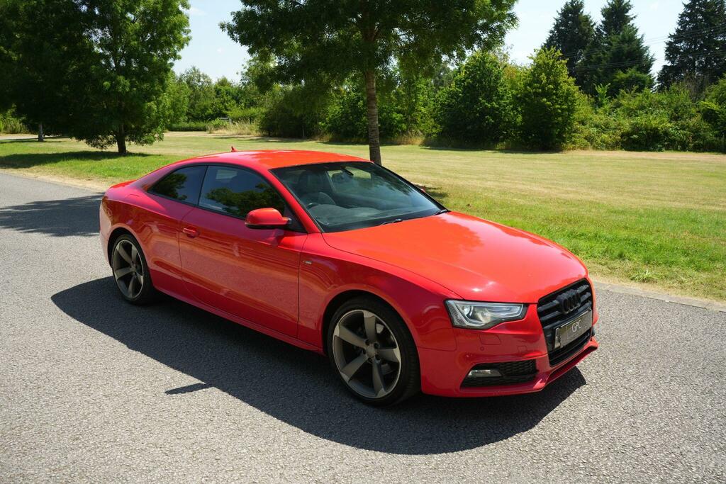 Audi A5 Black Edition Red