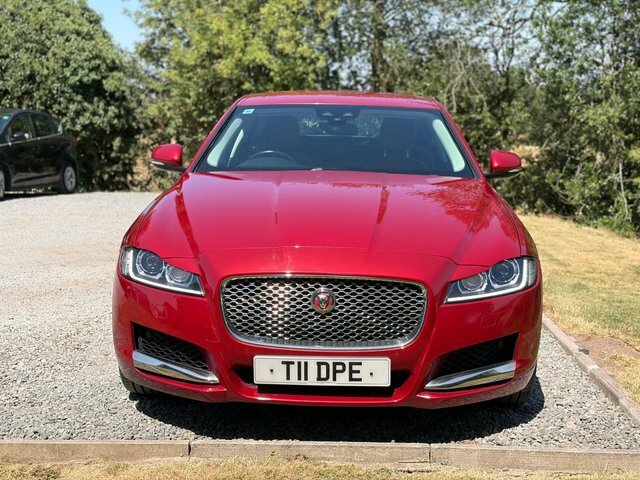 Jaguar XF Portfolio Saloon Red #3
