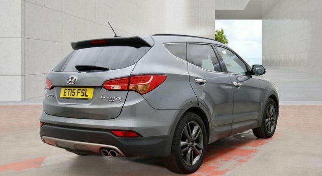 Hyundai Santa Fe Crdi Premium Se Suv Silver #3